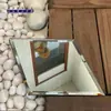 Lentes de Vidrio Mosaico, Espejos Bordados de Forma Irregular, Espejos Esmerilados, Piezas de Vidrio Triangulares, Espejos Autoadhesivos de Una Sola Pieza