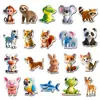 20 Piezas de Imanes de Refrigerador Magnéticos Suaves Originales de Animales 3D, Imanes Lindos de Mascotas de Dibujos Animados, Sin Infracción, Impermeables, Pegatinas Magnéticas Creativas