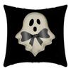 Nueva Funda de Almohada de Halloween Transfronteriza Funda de Cojín de Sofá Funda de Almohada de Lino Decoración del Hogar de Halloween Funda de Almohada