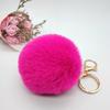 Llavero de bola de pelo directo de fábrica ropa decoración de bola de felpa colgante de bolsa accesorios para coche accesorios DIY