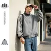 SUDADERA CÁRDIGAN NUEVA CON CUELLO ALTO PARA HOMBRE PRIMAVERA Y OTOÑO ANSWER ME, CHAQUETA HOLGADA CON PATRÓN DE GAFAS, ABRIGO DEPORTIVO W535