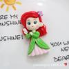 Gran accesorio de resina de princesa, hebilla de zapato, llavero, decoración creativa, pegatina para refrigerador, material de parche hecho a mano DIY
