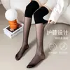 Medias hasta la rodilla para mujer, calcetines de aire acondicionado hasta la rodilla, antideslizantes, antienganches, calcetines de tubo alto, calcetines largos hasta medio muslo para verano