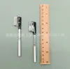 Pente de Agulha de Aço Pequeno de Cabeça Única Transfronteiriço Pincel para Cílios Dupla Utilização Pincel de Maquiagem Multifuncional Cabeça de Pincel Espiral Pincel para Sobrancelhas