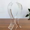 Soporte de Auriculares de Acrílico Soporte en Forma de U para Montar en la Cabeza Soporte Transparente de Acrílico Soporte de Exhibición para Auriculares Personalización