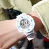 Nuevo Reloj Electrónico de Dibujos Animados de Kulomi Lindo Creativo de Dibujos Animados para Niños Multifuncional Impermeable Luminoso