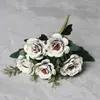 Flores Artificiais de Rosa, Flores Falsas, Decoração de Casa e Casamento, Arranjo de Flores Artísticas, DIY de Alto Padrão, Elegante, Fabricante de Baixo Preço Atacado