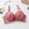 Nuevo sujetador de encaje sexy transfronterizo para mujer, fino, push-up, ajustable, cómodo, transpirable, ropa interior fina, en stock, venta al por mayor