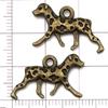 Los más vendidos de Amazon Nueva Serie de Animales Perro de Aleación Antigua Colgante Colgante Pulsera DIY Collar Accesorios de Joyería