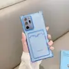 Adecuado para Funda con Tarjetero para Xiaomi Note14, Funda Protectora para Xiaomi 15, Funda Protectora Transparente de Cuatro Esquinas para Note 9, Funda Suave para 14t