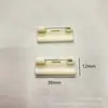 Pin de Plástico Branco Preto de Múltiplas Especificações Insígnia de Pin de Duas Cores Insígnia Insígnia Pin de Insígnia Pin Pin Pin