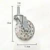 Rodas de liga de alumínio para carrinho de compras rodas de aço inoxidável para subir escadas rodas com rolamento duplo rodas pneumáticas rodas de borracha resistentes ao desgaste
