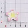 Acessórios de Resina Flor de Cerejeira Brilhantes de Cinco Pontas Transfronteiriços DIY, Acessórios de Cabelo com Cola Creme, Presilhas de Cabelo, Pingentes para Capa de Celular, Materiais de Decoração para Sapatos