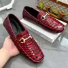 Zapatos de Vestir para Hombre Estilo Europeo sin Cordones de Cuero Genuino de Alta Gama Modernos Versátiles de Lujo para Hombre