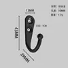 Gancho Duplo Estilo Antigo, Gancho de Parede para Casacos, Gancho Pequeno de Metal Retrô, Cabide de Parede, Gancho para Casacos