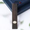 Separador de sándalo con incrustaciones de cobre, celosías de ventana, separador de viento, separador de madera, sándalo púrpura grabado, grabado láser dorado, regalo
