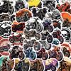 50 pegatinas de grafiti para motocicletas de marcas de moda, pegatinas decorativas para equipaje, tazas de agua, cuadernos, pegatinas impermeables al por mayor