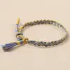 Pulseras Coloridas Tejidas a Mano para el Festival del Bote del Dragón para Hombres y Mujeres, Accesorios de Borla Trenzada, Regalos de Cuerda Tejida a Mano