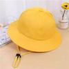 Sombrero de Pescador para Niños para Mujeres y Hombres Estilo Coreano Hecho a Medida Sombrero Amarillo Pequeño Estilo Japonés Sombrero de Bola Pequeña Hecho a Medida Sombrero para Estudiante de Jardín de Infancia y Escuela Primaria