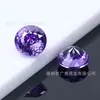 Nueva Piedra de Zirconia Redonda Más Vendida, Blanca y de Colores, Corte Especial, Súper Brillante, Base Puntiaguda Piedra Suelta