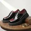 Bestseller de Amazon - Zapatos Casuales de Charol para Hombre, Estilo Británico, Zapatos Ligeros de Piel, Zapatos de Moda para Hombre, 2529