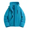 Chaqueta de trabajo para exteriores, talla europea, abrigo impermeable de comercio exterior transfronterizo, forro polar, chaqueta tres en uno, hecha a medida