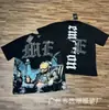 Comércio Exterior Atacado Moda Americana Emoção Mista Polvo Alienígena Strass Anjo Manga Curta Casal Estampa Total Camiseta
