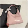Bolso de Hombro Grande de Gran Capacidad Estilo Retro para Viajes Diarios, Nuevo de Moda Primavera 2026, Bolso de Mano Casual de Color Sólido, Bolso Grande para Debajo del Brazo para Mujer