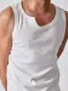 Deportes Fitness Slim-Fit Chaleco sin Mangas Ropa Interior Camiseta sin Mangas para Hombre Color Sólido Camiseta Base Chaleco Versátil para Hombre