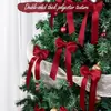 Corona de Árbol de Navidad Decoración con Lazo de Satín Portavelas de Fiesta Decoración Escena de Fiesta de Cumpleaños Boda
