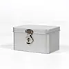 Caja de Hojalata con Cerradura de Contraseña Spot Caja Personalizada de Almacenamiento de Escritorio Caja de Hojalata con Tapa abatible Producto de Cuidado de la Salud Caja de Hojalata para Cosméticos Caja Misteriosa de Hojalata