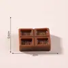 Brinquedos Criativos de Comida Artificial de Chocolate Decorações DIY Corda de Cabelo Grampo Ímã de Geladeira Acessórios Mini Enfeites de Mesa