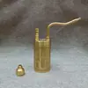 Calabaza de Latón para Fumar Adorno Metálico Doble Propósito Filtro de Agua Bolsa de Agua de Latón Olla Metálica de Cobre para Fumar