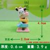 Copo de água Hairpin Cartoon Decorativo Pequeno Cartão Cha Cha Chaveiro Buraco Sapatos Colar Creme Cola Acessórios de Jóias Cabeça Corda Resina