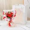 Buquês de Tricô Artesanais de Cravos e Rosas Artificiais para o Dia dos Namorados e Dia das Mães - Atacado Transfronteiriço Amazon