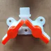 Conector Plug Direto T Conexões Tubo Auto-afundante Aerador de Fundo Pontual Aquicultura Gerenciamento de Rios