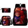 Producto de Juego Transfronterizo 3D Nuevo Set de Tres Piezas Forsaken Gubby de Mochila Escolar Estampada, Estuche y Bolso de Hombro