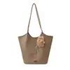 Bolsa Tote de Gran Capacidad para Mujer 2025 Nueva Bolsa Cubo Versátil de Moda de un Solo Hombro Bolsa para Suegra Bolso Sencillo para Mujer