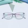 Tienda de gafas nicho de venta rápida TR90 miopía armazón de gafas para hombre y mujer venta al por mayor armazón pequeño presbicia gafas altamente decorativas Oval
