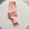 Nova coleção de outono de leggings para meninas: leggings elásticos de algodão puro para meninas, calças versáteis e justas para bebês meninas