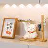 Lujo Ligero Gama Alta Festivo Gato de la Suerte Bandeja Adornos Almacenamiento de Llaves Escritorio Gabinete de Vino Estudio Decoración de Resina Regalo