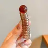 Goma de Pelo Elástica de Alambre de Teléfono sin Costuras con Forma de Estrella de Colores para Coleta Alta, Cuerda para el Cabello Antideslizante, Banda Elástica para el Cabello para Mujeres, Alta Elasticidad y Goma de Pelo Duradera