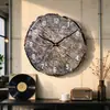Fábrica uma geração de relógio de parede redondo transfronteiriço simples silencioso de madeira decorativo relógio de parede vendendo relógio Amazon