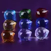 Bola de iluminación de cristal colgante DIY lámpara de araña colgante de cortina de cuentas 4cm accesorios color natural bola de iluminación colgante de cristal
