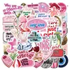 Pegatinas Colección Y2K Millennial Hot Girl, Funda de Teléfono Retro Dulce y Genial, Pegatinas Decorativas Impermeables para Maletas Venta al por Mayor