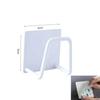Estante Escurridor de Esponja sin Perforaciones Estante de Almacenamiento para Baño Estante de Almacenamiento para Lavabo Gancho para Lavabo de Inodoro Montado en la Pared