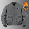 2025 Nueva Chaqueta Reversible para Hombre para Exteriores Otoño e Invierno Moderna Versátil Acolchada Tipo Piloto Elegante Moderna Marca Abrigo