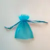 Suministro de fábrica bolsa para joyería 7.5x 10cm bolsa de hilo de perla transparente bolsillo con cordón para regalo de embalaje disponible en una variedad de colores