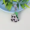 Chaveiro de Panda Desenho Animado Pingente de Acrílico Presente de Férias para Estudante Decoração Fofo Chaveiro Presente