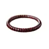 Pulseira de Bolinhas de Sândalo Vermelho Indiano Natural de Folhas Pequenas Material Antigo Genuína para Casal Homens e Mulheres Pulseira de Contas de Madeira de Buda